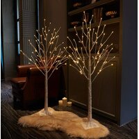 Vánoční LED břízový stromek - 150 cm - 72 LED