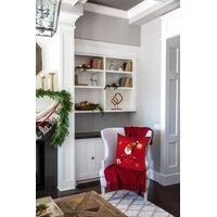 Vánoční povlak na polštář 45x45 cm - Santa