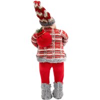 Vánoční dekorativní figurka Santa Claus s pytlem - 62 cm
