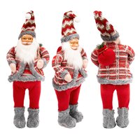 Vánoční dekorativní figurka Santa Claus s pytlem - 62 cm