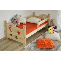Dětská postel z MASIVU 160x80cm SE ŠUPLÍKY - DP021