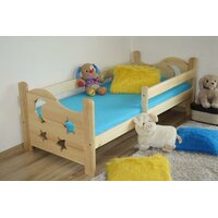 Dětská postel z MASIVU 180x80cm SE ŠUPLÍKY - DP021