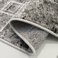 Kusový koberec PANNE cross - odstíny šedé