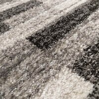 Kusový koberec PANNE pásky - odstíny šedé