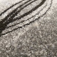 Kusový koberec PANNE vlny - odstíny šedé