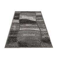Kusový koberec PANNE whirl - odstíny šedé