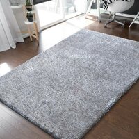 Moderní koberec SHAGGY MERRY - šedý