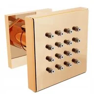 Boční sprchová tryska MEXEN - hranatá - 50x50 mm - rose gold, 79360-60