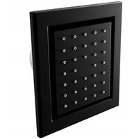 Podomítková boční sprchová tryska MEXEN - hranatá - 12x13 cm - černá matná, 79365-70