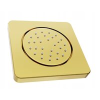 Podomítková boční sprchová tryska MEXEN - kulatá - 13x13 cm - zlatá, 79366-50