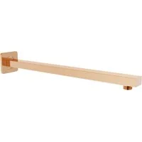 Rameno dešťové sprchy MEXEN - 40 cm - obdélníkové - rovné - rose gold, 79112-60