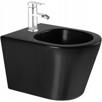 Závěsný bidet MEXEN RICO 48 cm - černý matný, 35724885