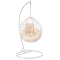 Závěsné houpací křeslo MONTANA - bílé - vel. S