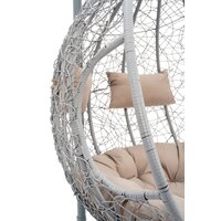 Závěsné houpací křeslo MONTANA - šedé - vel. XXL - pro 2 osoby