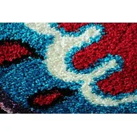 SKLADEM: Dětský koberec MOTÝLI - tyrkysový - 120x170 cm