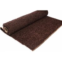 Kusový koberec SHAGGY WIKI – čokoládově hnědý