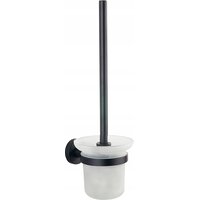 Závěsná WC štětka MEXEN TIBER - kov/sklo - černá matná, 7050550-70