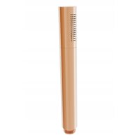 Ruční mosazná sprchová hlavice MEXEN R-70 - 1 funkce - 182x25 mm - rose gold, 79570-60