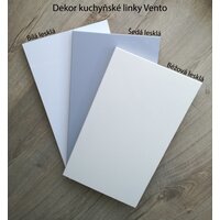 Ukončovací bok dolní skříňky VITO - 57x72 cm - béžový lesklý