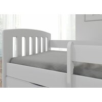 Dětská postel CLASSIC bez šuplíku - bílá 160x80 cm