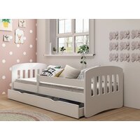 Dětská postel CLASSIC se šuplíkem - bílá 160x80 cm