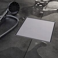 Odtokový sprchový žlab MEXEN FLAT 2v1 - hranatý - 12x12 cm