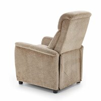 Polohovací křeslo JURY - čalouněné - šedé