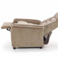 Polohovací křeslo JURY - čalouněné - šedé