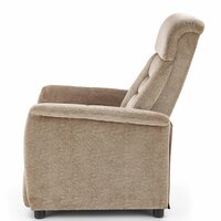 Polohovací křeslo JURY - čalouněné - šedé