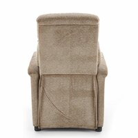 Polohovací křeslo JURY - čalouněné - šedé