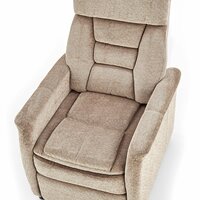 Polohovací křeslo JURY - čalouněné - šedé