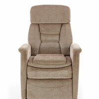 Polohovací křeslo JURY - čalouněné - šedé