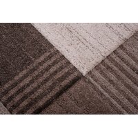 Moderní kusový koberec MATRA tmavě hnědý H091A
