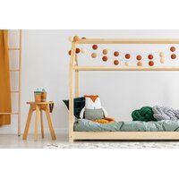 SKLADEM: Dětská postel z masivu DOMEČEK - TYP A 160x80 cm