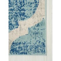 Dětský kusový koberec Happy M MAROKO - modrý