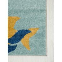 Dětský kusový koberec Happy M PIRÁTI 2 - modrý