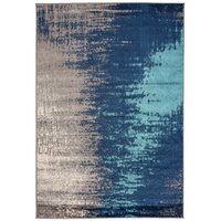 Moderní kusový koberec SPRING Zoe - šedý/modrý