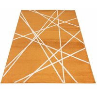 Moderní kusový koberec SPRING Raven - oranžová