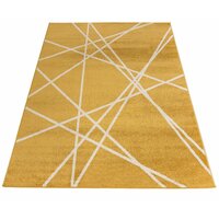 Moderní kusový koberec SPRING Raven - žlutá