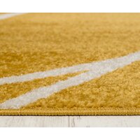 Moderní kusový koberec SPRING Raven - žlutá