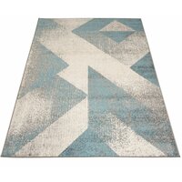 Moderní kusový koberec SPRING Split - světle modrý