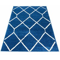 Moderní kusový koberec SPRING Troxi - modrý