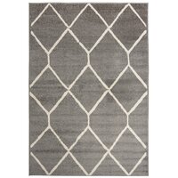 Moderní kusový koberec SPRING Troxi - šedý