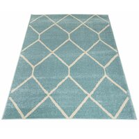 Moderní kusový koberec SPRING Troxi - tyrkysový