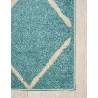 Moderní kusový koberec SPRING Troxi - tyrkysový