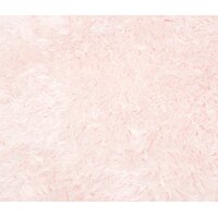 Plyšový kulatý koberec FIREN - růžový