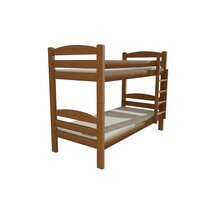 Dětská patrová postel z MASIVU 200x80cm SE ŠUPLÍKY - PP015