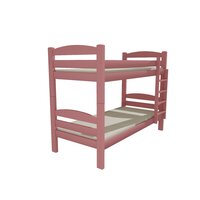 Dětská patrová postel z MASIVU 180x80cm SE ŠUPLÍKY - PP015