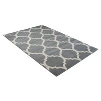 Kusový koberec MAROKO BOWL - šedý/bílý