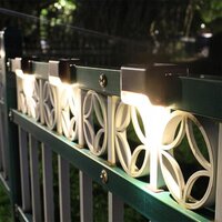 Zahradní LED solární lampa na zábradlí nebo schody s automatickým zapnutím